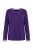 Ulla Popken 812441 Pijama cu mânecă lungă și dantelă Albastru regal - Pijamale/Haine de casă - 
