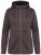 Ulla Popken 812880 Geacă tricotată din polar cu blăniță teddy Taupe - Haine fleece - 