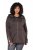 Ulla Popken 812880 Geacă tricotată din polar cu blăniță teddy Taupe - Haine fleece - 