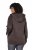 Ulla Popken 812880 Geacă tricotată din polar cu blăniță teddy Taupe - Haine fleece - 