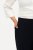 Ulla Popken 813306 Pantaloni de costum largi cu talie elastică Bleumarin - Pantaloni din material textil - Pantaloni evazați marimi mari