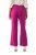 Ulla Popken 813306 Pantaloni de costum largi cu talie elastică Magenta - Pantaloni din material textil - Pantaloni evazați marimi mari