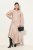 Ulla Popken 820341 Rochie din satin fără mâneci Taupe - Rochii de seară - Rochii de seară marimi mari