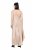Ulla Popken 820341 Rochie din satin fără mâneci Taupe - Rochii de seară - Rochii de seară marimi mari