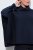 Ulla Popken 820620 Pulover poncho cu guler pe gât Bleumarin - Ponchouri și pelerine - 
