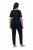 Ulla Popken 821244 Pijama cu buline Bleumarin - Pijamale/Haine de casă - 