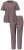 Ulla Popken 821244 Pijama cu buline Maro - Pijamale/Haine de casă - 