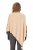 Ulla Popken Knit Pointed Hem Poncho Nature Melange - Pulovere & hanorace - 