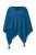 Ulla Popken Knit Pointed Hem Poncho Cerulean - Pulovere & hanorace - 