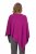Ulla Popken Knit Pointed Hem Poncho Berry - Pulovere & hanorace - 