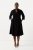 Ulla Popken 823290 Rochie midi cu decolteu în V Neagră - Rochii midi - Rochii midi la marimi mari