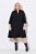 Ulla Popken 823290 Rochie midi cu decolteu în V Neagră - Rochii midi - Rochii midi la marimi mari