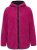 Ulla Popken 823371 Jachetă teddy cu glugă și buzunare matlasate Fucsia - Haine fleece - 