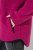 Ulla Popken 823371 Jachetă teddy cu glugă și buzunare matlasate Fucsia - Haine fleece - 