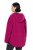 Ulla Popken 823371 Jachetă teddy cu glugă și buzunare matlasate Fucsia - Haine fleece - 