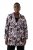 Ulla Popken 823967 Sacou din jacquard cu flori și mânecă 3/4 Neagră - Sacouri - Sacouri în Mărimi Mari pentru Femei
