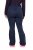 Ulla Popken 824297 Pantaloni softshell cu jambiere pentru zăpadă Bleumarin - Haine de schi - 