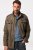 JP1880 Field Jacket with Badges Vintage Look TALL Moss Green - TALL geci - Jachete TALL pentru bărbați înalți
