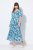 Ulla Popken 824966 Rochie tip cămașă cu flori Bleumarin - Rochii tip cămașă - 