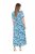 Ulla Popken 824966 Rochie tip cămașă cu flori Bleumarin - Rochii tip cămașă - 