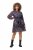 Ulla Popken 824976 Rochie imprimată Bleumarin - Rochii midi - Rochii midi la marimi mari