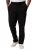 JP1880 825206 Pantaloni de trening cu croi pentru burtă Neagră - Pantaloni trening - Pantaloni Trening Bărbați Mărimi Mari