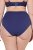 Ulla Popken 825676 Chiloți modelatori cu talie înaltă Albastru regal - Lenjerie modelatoare - 