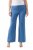 Ulla Popken 826163 Pantaloni de costum largi Albastru denim - Pantaloni din material textil - Pantaloni evazați marimi mari