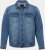 JP1880 826234 Geacă de blugi cu buzunare la piept Albastru denim - Geci - Geci Bărbați Mărimi Mari