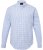 JP1880 Modern Fit Button-Down Collar Long Sleeve Check Shirt Light Blue - Cămăși - Cămăși Bărbați Mărimi Mari