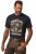 JP1880 Bavarian Design Vintage Looking T-Shirt Navy Blue - Tricouri - Tricouri Bărbați Mărimi Mari