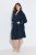 Ulla Popken 826794 Halat din prosop Bleumarin - Halate - 