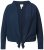 Ulla Popken 827116 Bolero cu guler înalt din amestec de in Bleumarin - Bolerouri - 