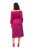 Ulla Popken 827740 Rochie din jerseu cu mânecă 3/4 Roz - Rochii midi - Rochii midi la marimi mari