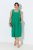 Ulla Popken 827908 Rochie din jerseu fără mâneci Verde - Rochii din jerseu - 