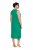 Ulla Popken 827908 Rochie din jerseu fără mâneci Verde - Rochii din jerseu - 