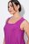 Ulla Popken 827908 Rochie din jerseu fără mâneci Lila - Rochii din jerseu - 