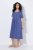Ulla Popken 827920 Rochie din jerseu cu mânecă scurtă Albastru - Rochii din jerseu - 