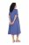 Ulla Popken 827920 Rochie din jerseu cu mânecă scurtă Albastru - Rochii din jerseu - 