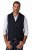 JP1880 828736 Vestă din tweed cu spate tricotat Bleumarin - Costume - Costume Bărbați mărimi mari