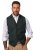 JP1880 828736 Vestă din tweed cu spate tricotat Verde sticlă - Costume - Costume Bărbați mărimi mari