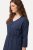 Ulla Popken 829143 Rochie tip cămașă Bleumarin - Rochii tip cămașă - 