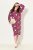 Ulla Popken 830151 Rochie cu flori Roz - Rochii maxi - Rochii maxi marimi mari