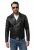 JP1880 830586 Jachetă biker din nappa de miel Neagră - Geci - Geci Bărbați Mărimi Mari