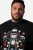 Men+ 148 Tricou bellyfit Moș Crăciun pe motocicletă Neagră - Tricouri - Tricouri Bărbați Mărimi Mari