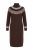 Ulla Popken 832670 Rochie tricotată imprimată cu guler înalt Multicolor - Rochii - Rochii pentru toate mărimile