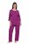 Ulla Popken 833660 Pijama Violet - Pijamale/Haine de casă - 