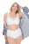 Ulla Popken 834307 Chiloți modelatori cu dantelă Alb unt - Lenjerie modelatoare - 