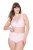 Ulla Popken 834307 Chiloți modelatori cu dantelă Roz - Lenjerie modelatoare - 