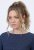 Ulla Popken 834371 Rochie hanorac în dungi Bleumarin - Rochii din molton - 